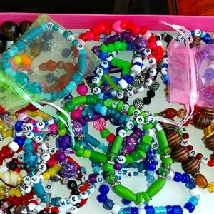 Beaded name bracelet